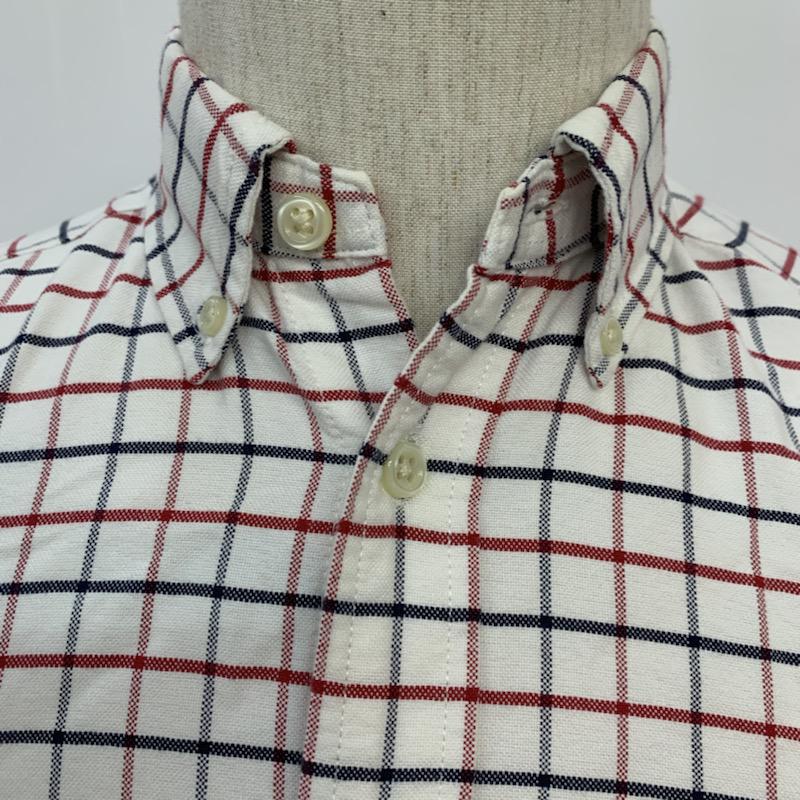 ラルフローレン RALPHLAUREN シャツ、ブラウス 長袖 チェックシャツ 長袖シャツ M チェック 白 / ホワイト / メンズ USED 古着 中古 10038859