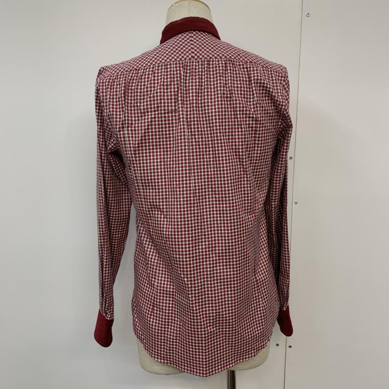 ノットバード not BIRD シャツ、ブラウス 長袖 チェックシャツ タグ付 N123S008 1 チェック 赤 / レッド / メンズ USED 古着 中古 10038867