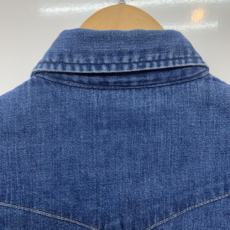 ブルーブルー BLUE BLUE シャツ、ブラウス 長袖 1 無地 インディゴ / インディゴ / メンズ USED 古着 中古 10038874