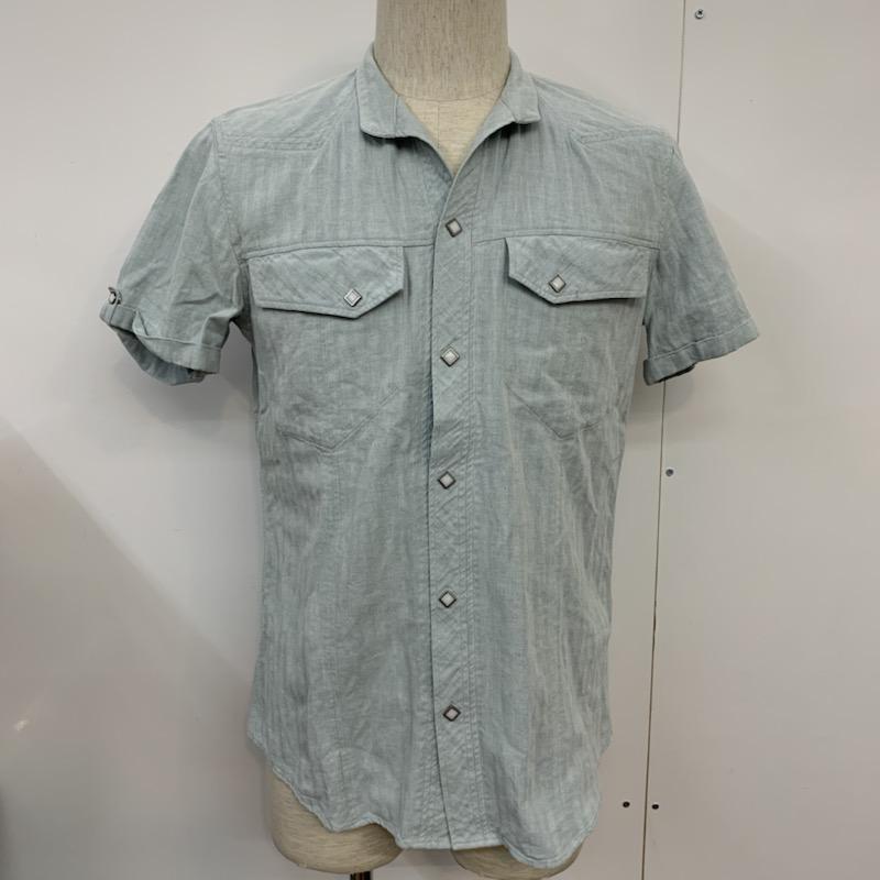 ノンネイティブ nonnative シャツ、ブラウス 半袖 水色 / ライトブルー / メンズ USED 古着 中古 10038920