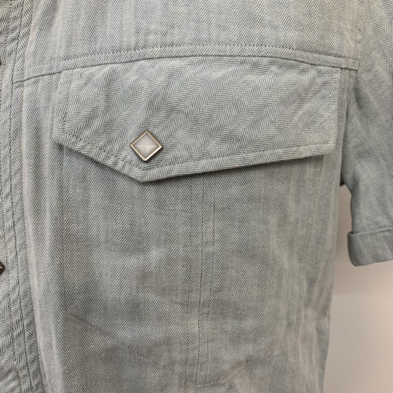 ノンネイティブ nonnative シャツ、ブラウス 半袖 水色 / ライトブルー / メンズ USED 古着 中古 10038920