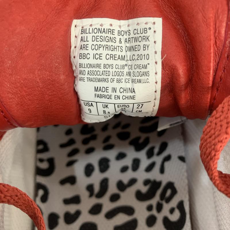 ビリオネア・ボーイズ・クラブ BILLIONAIRE BOYS CLUB スニーカー スニーカー 27cm 箱有 27.0cm 無地 赤 / レッド / メンズ USED 古着 中古 10038955
