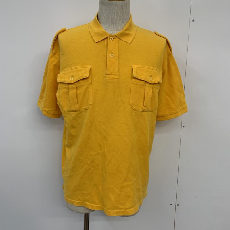 スワッガー SWAGGER ポロシャツ 半袖 無地 黄 / イエロー / メンズ USED 古着 中古 10038998