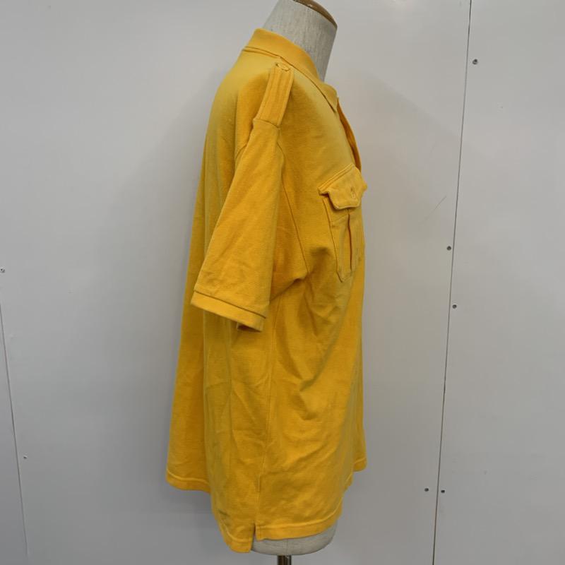スワッガー SWAGGER ポロシャツ 半袖 無地 黄 / イエロー / メンズ USED 古着 中古 10038998