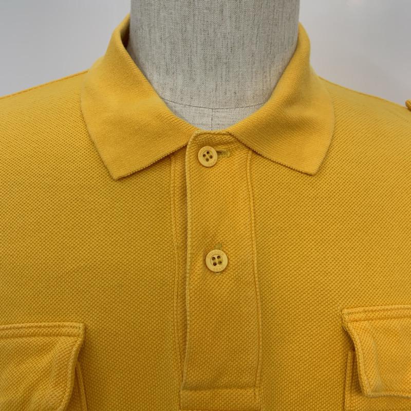 スワッガー SWAGGER ポロシャツ 半袖 無地 黄 / イエロー / メンズ USED 古着 中古 10038998