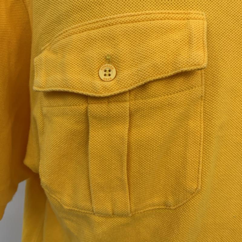 スワッガー SWAGGER ポロシャツ 半袖 無地 黄 / イエロー / メンズ USED 古着 中古 10038998