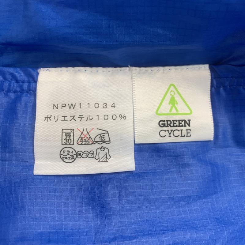 ザノースフェイス THE NORTH FACE ジャケット、上着 ジャンパー、ブルゾン NPW11034 S ロゴ、文字 薄緑 / ライトグリーン / X 紺 / ネイビー / レディース USED 古着 中古 10039075