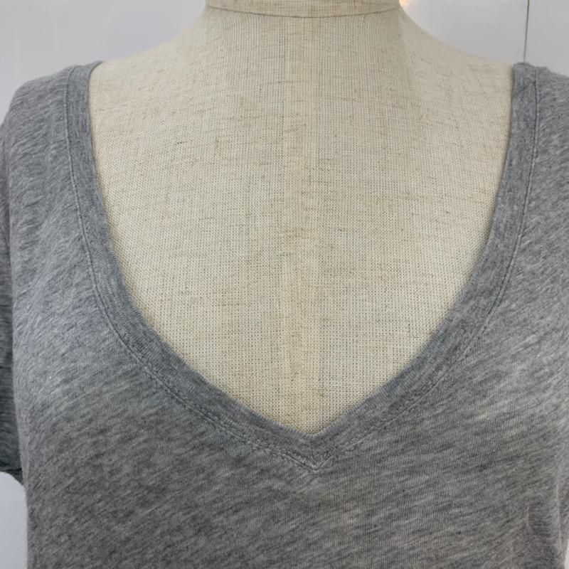 ポロラルフローレン POLO RALPH LAUREN Tシャツ 半袖 S 無地 灰 / グレー / レディース USED 古着 中古 10039090