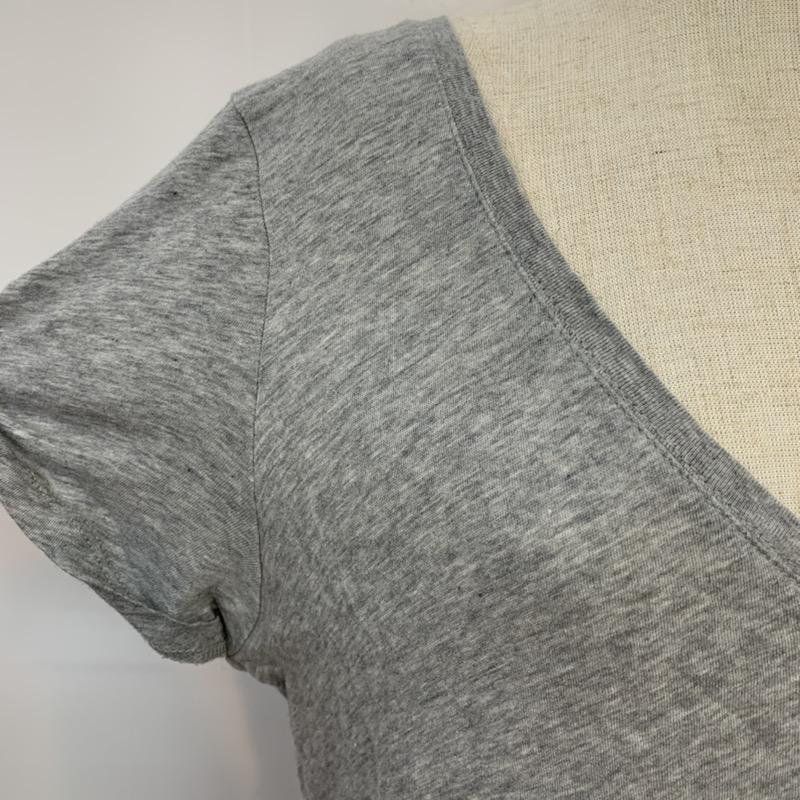 ポロラルフローレン POLO RALPH LAUREN Tシャツ 半袖 S 無地 灰 / グレー / レディース USED 古着 中古 10039090