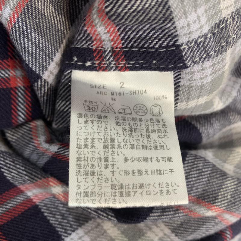 アメリカンラグシー AMERICAN RAG CIE シャツ、ブラウス 長袖 2 チェック マルチカラー / マルチカラー / メンズ USED 古着 中古 10039231