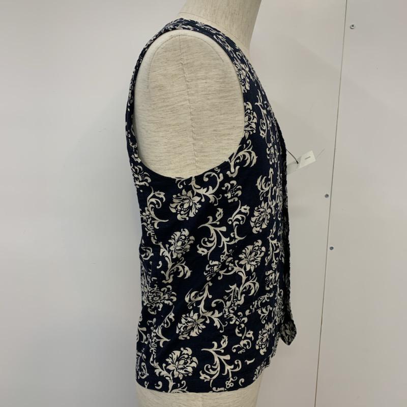 アーバンリサーチ URBAN RESEARCH ベスト ベスト 38 総柄 紺 / ネイビー / メンズ USED 古着 中古 10039244
