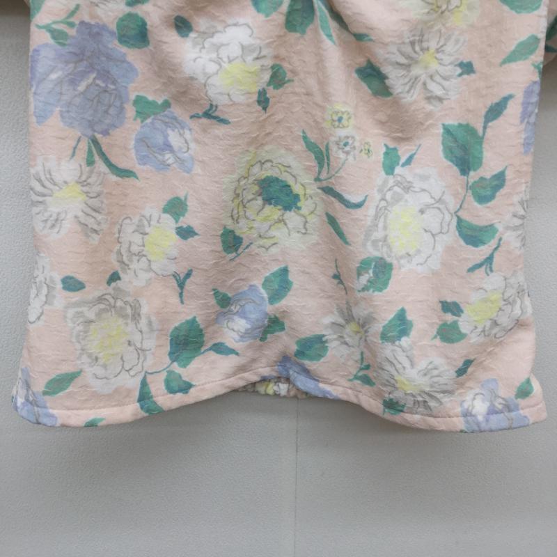 ティティーアンドコー titty&Co. カットソー 半袖 FREE 花柄 桃 / ピンク /  レディース USED 古着 中古 10039245