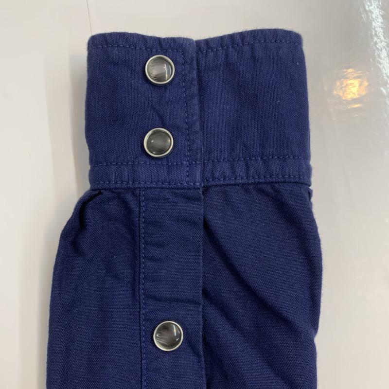 マーカ marka シャツ、ブラウス 長袖 タグ付き 1 無地 紺 / ネイビー / メンズ USED 古着 中古 10039283