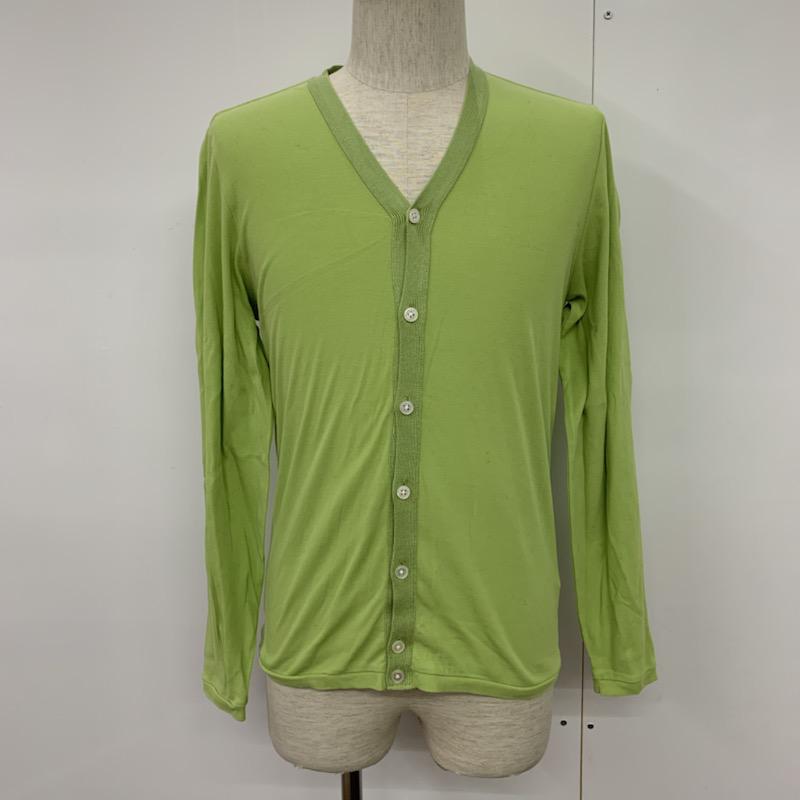 ディストリクト ユナイテッドアローズ District UNITED ARROWS カーディガン 長袖 S 無地 薄緑 / ライトグリーン / メンズ USED 古着 中古 10039305