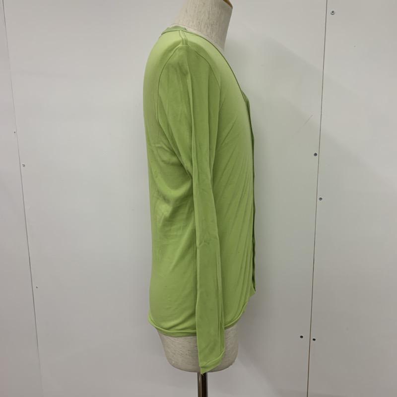 ディストリクト ユナイテッドアローズ District UNITED ARROWS カーディガン 長袖 S 無地 薄緑 / ライトグリーン / メンズ USED 古着 中古 10039305
