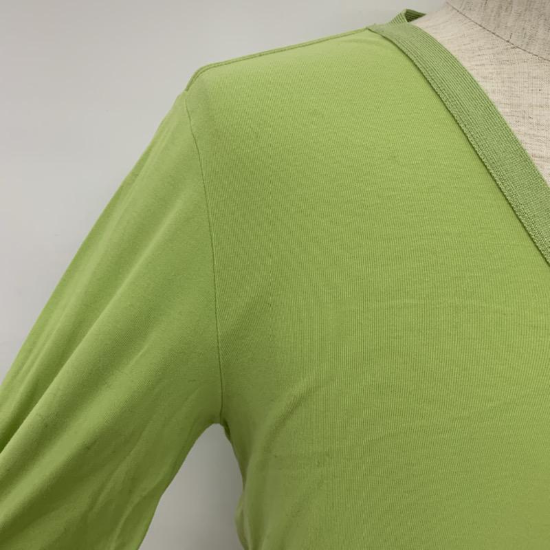 ディストリクト ユナイテッドアローズ District UNITED ARROWS カーディガン 長袖 S 無地 薄緑 / ライトグリーン / メンズ USED 古着 中古 10039305