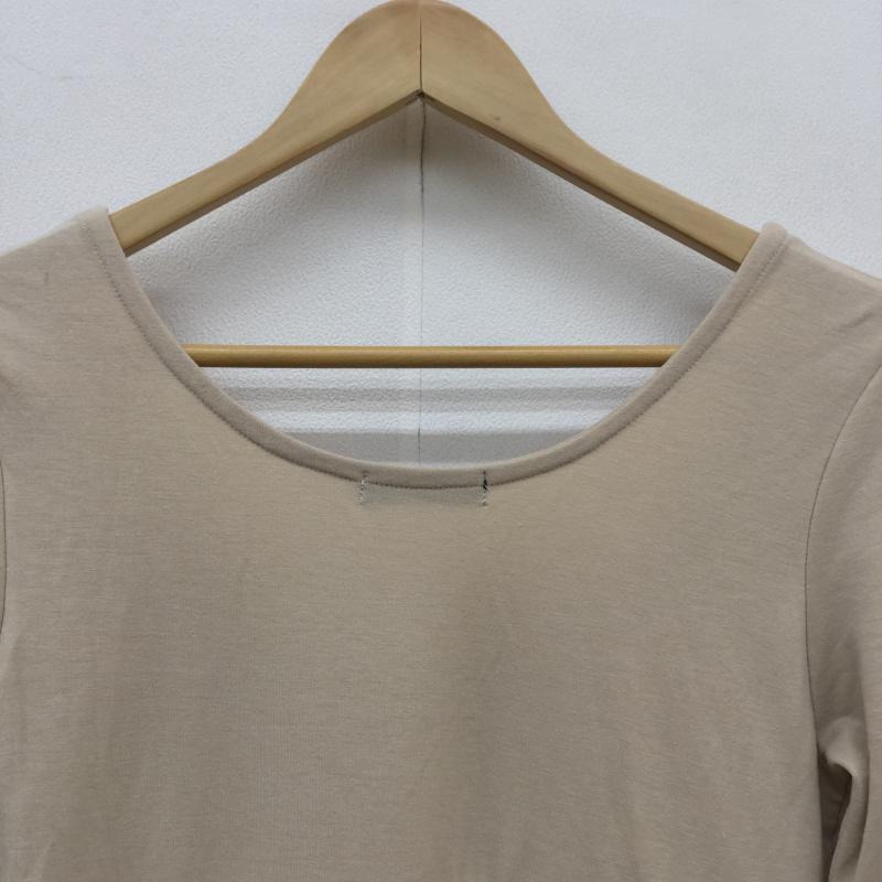 リエンダ rienda カットソー 長袖 FREE  桃 / ピンク / X ベージュ / ベージュ /  レディース USED 古着 中古 10039637