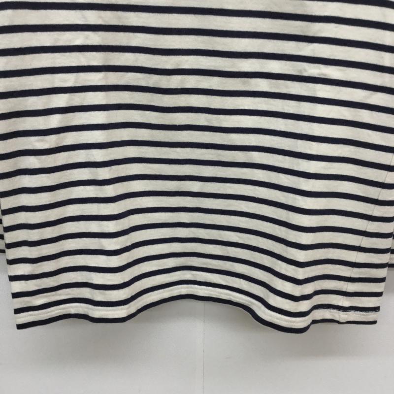 グローバルワーク GLOBAL WORK カットソー 長袖 M ボーダー柄 アイボリー / アイボリー / X 紺 / ネイビー /  レディース USED 古着 中古 10039651