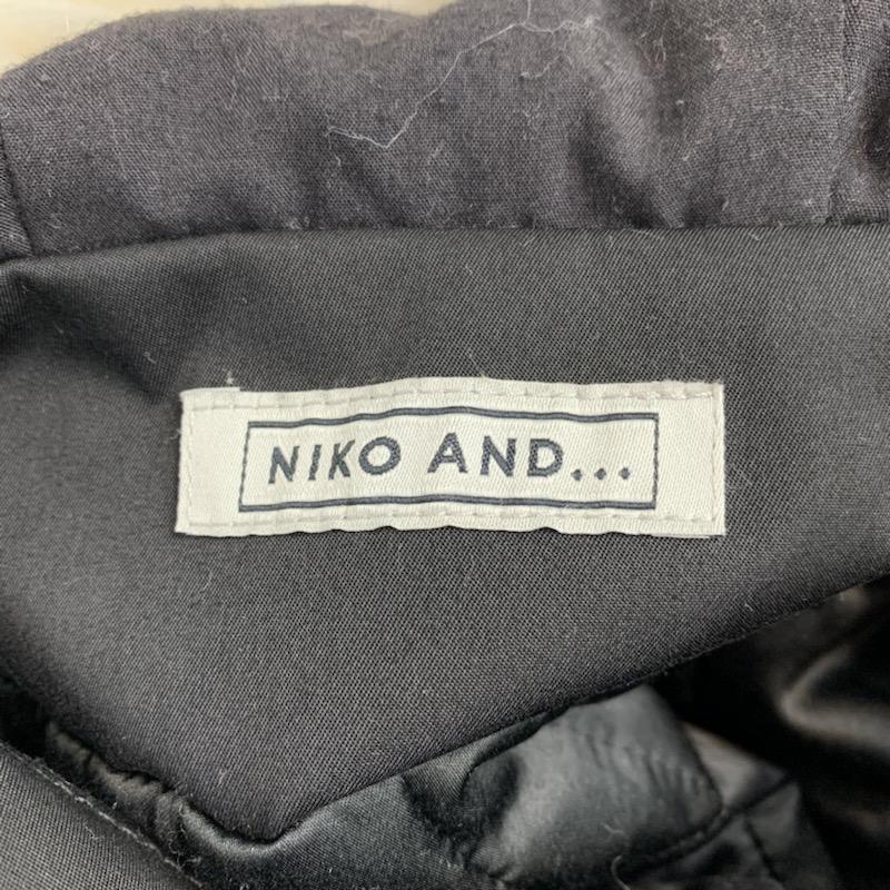 ニコアンド niko and... ジャケット、上着 ジャンパー、ブルゾン M 無地 黒 / ブラック / レディース USED 古着 中古 10040013