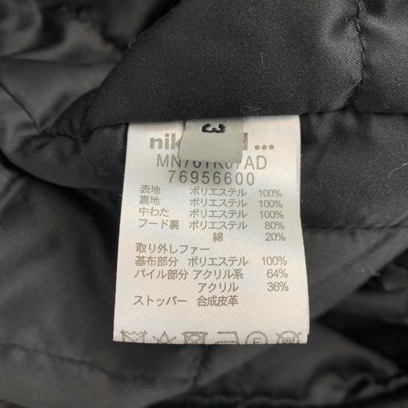 ニコアンド niko and... ジャケット、上着 ジャンパー、ブルゾン M 無地 黒 / ブラック / レディース USED 古着 中古 10040013