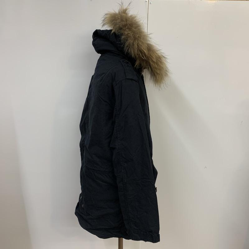 アルファインダストリー Alpha Industries コート コート一般 L ロゴ、文字 黒 / ブラック / メンズ USED 古着 中古 10040058
