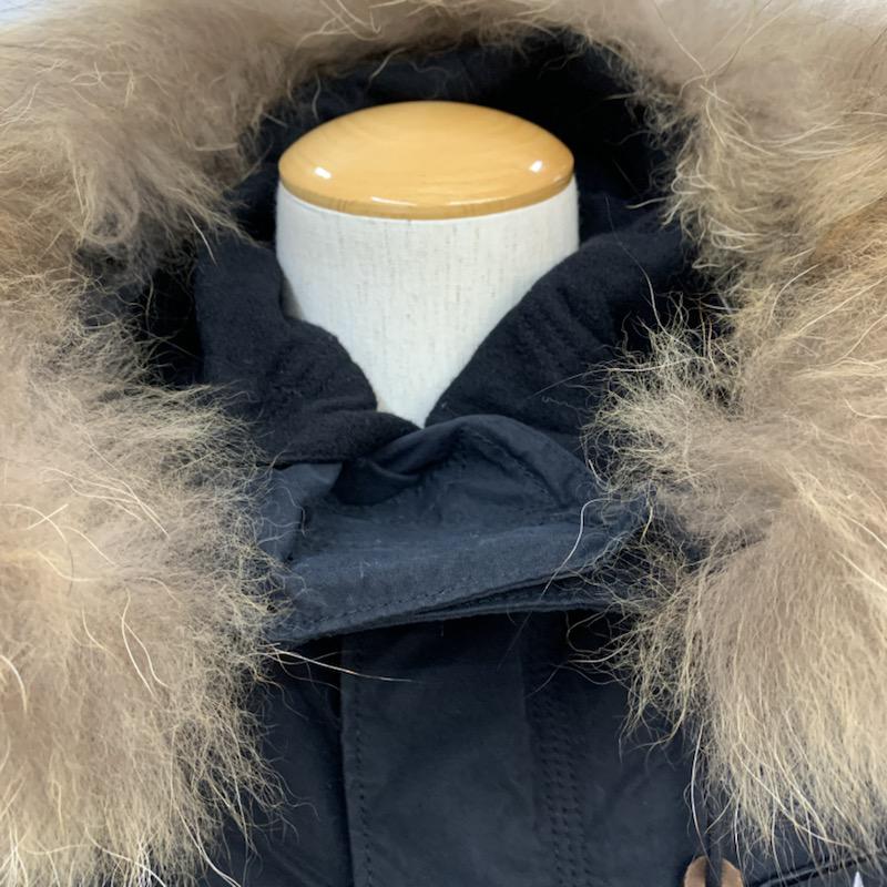 アルファインダストリー Alpha Industries コート コート一般 L ロゴ、文字 黒 / ブラック / メンズ USED 古着 中古 10040058