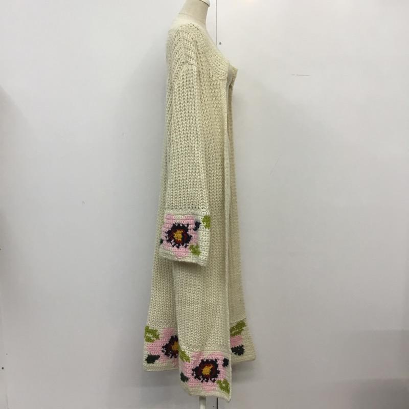 スライ SLY カーディガン 長袖 ニット FREE 白 / ホワイト / レディース USED 古着 中古 10040145