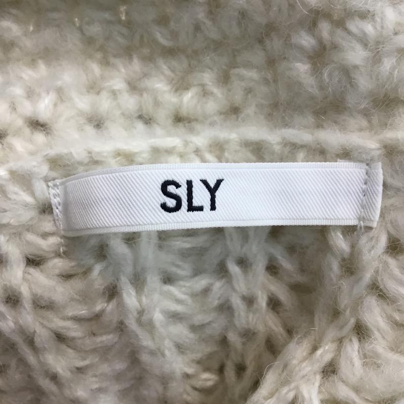 スライ SLY カーディガン 長袖 ニット FREE 白 / ホワイト / レディース USED 古着 中古 10040145