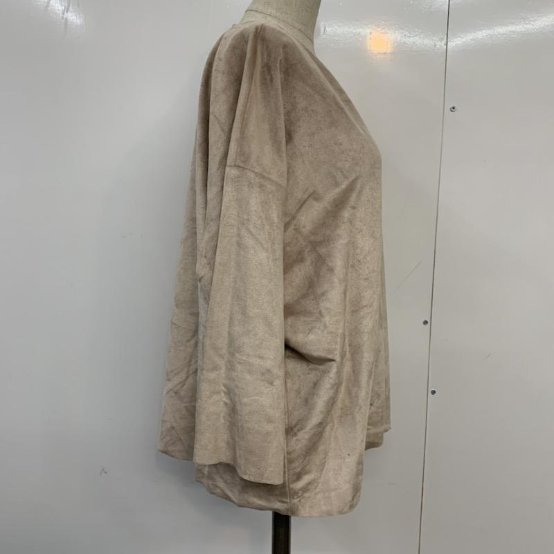 アーバンリサーチ URBAN RESEARCH カットソー 七分袖 プルオーバー FREE 無地 グレージュ / グレージュ /  レディース USED 古着 中古 10040441