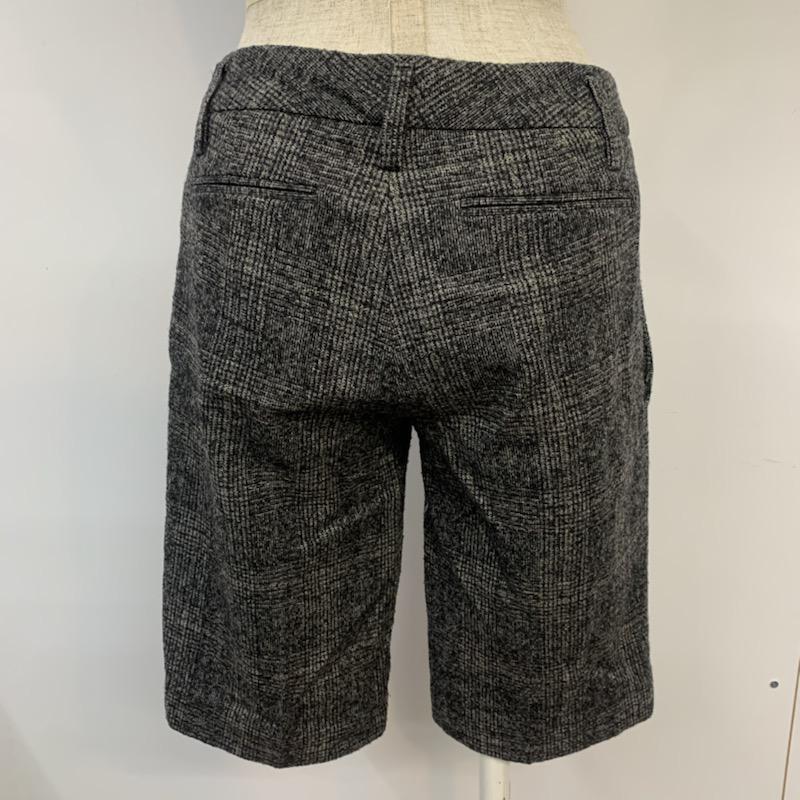 イネド INED パンツ ショートパンツ 7 チェック 灰 / グレー / レディース USED 古着 中古 10040506