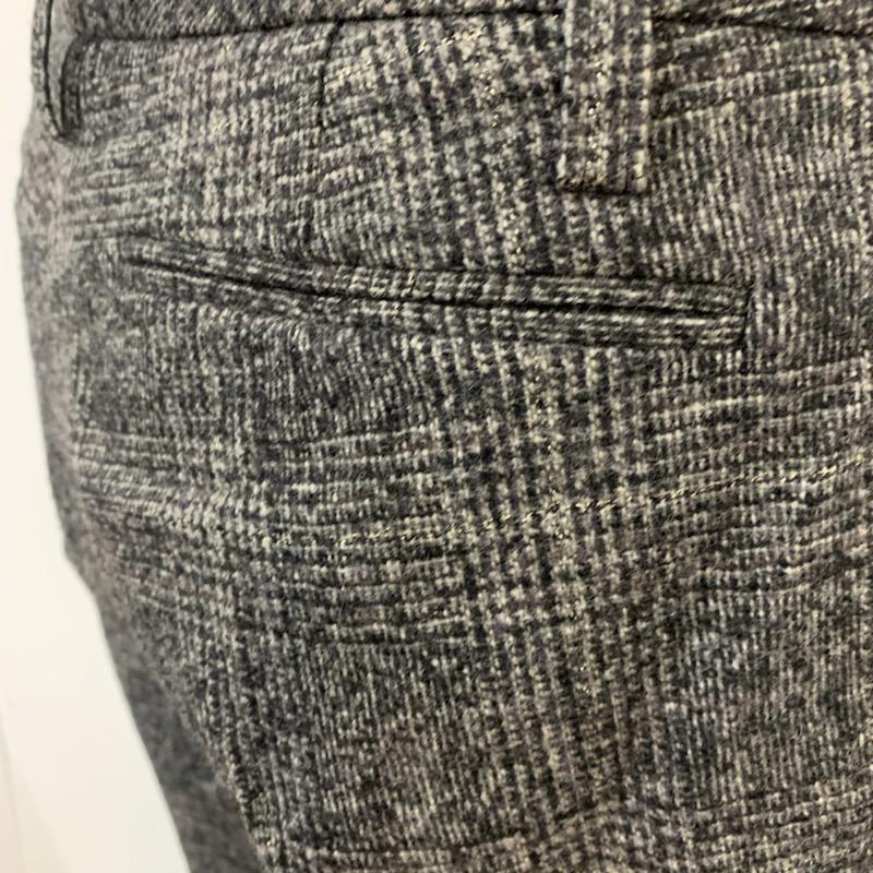イネド INED パンツ ショートパンツ 7 チェック 灰 / グレー / レディース USED 古着 中古 10040506