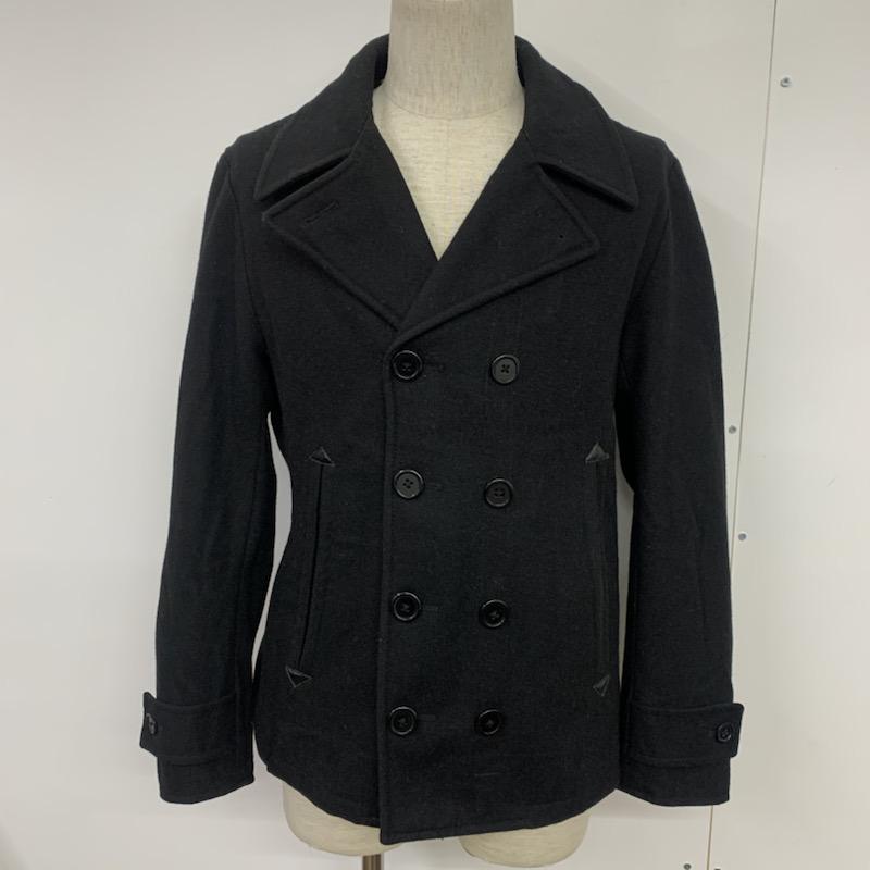 レイジブルー RAGEBLUE コート ピーコート M 無地 黒 / ブラック / メンズ USED 古着 中古 10040585