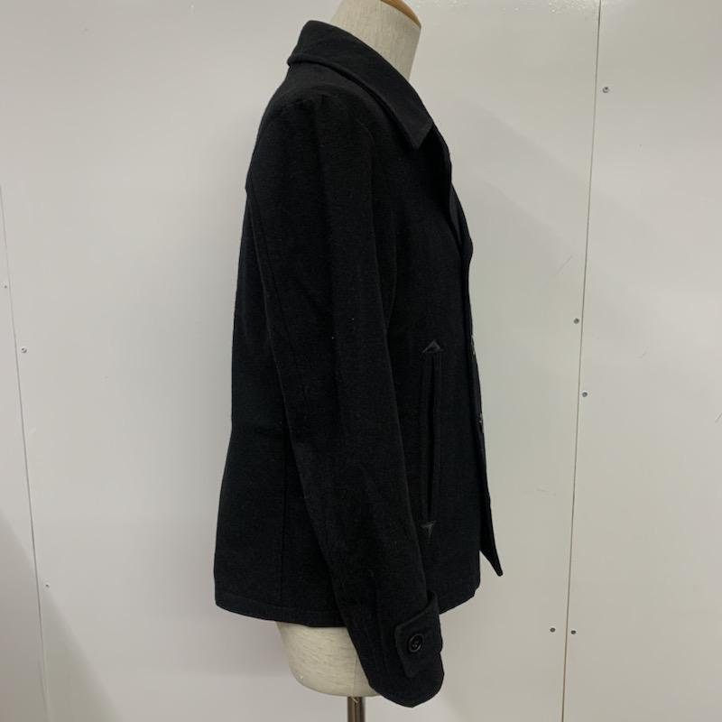 レイジブルー RAGEBLUE コート ピーコート M 無地 黒 / ブラック / メンズ USED 古着 中古 10040585