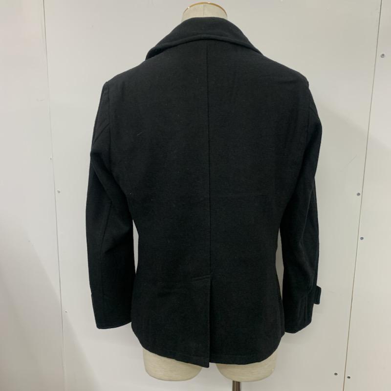 レイジブルー RAGEBLUE コート ピーコート M 無地 黒 / ブラック / メンズ USED 古着 中古 10040585