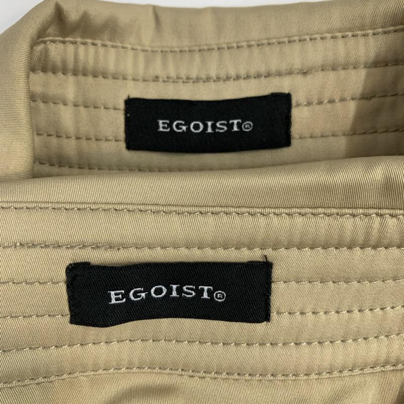 エゴイスト EGOIST コート トレンチコート 1 無地 ベージュ / ベージュ / レディース USED 古着 中古 10040708