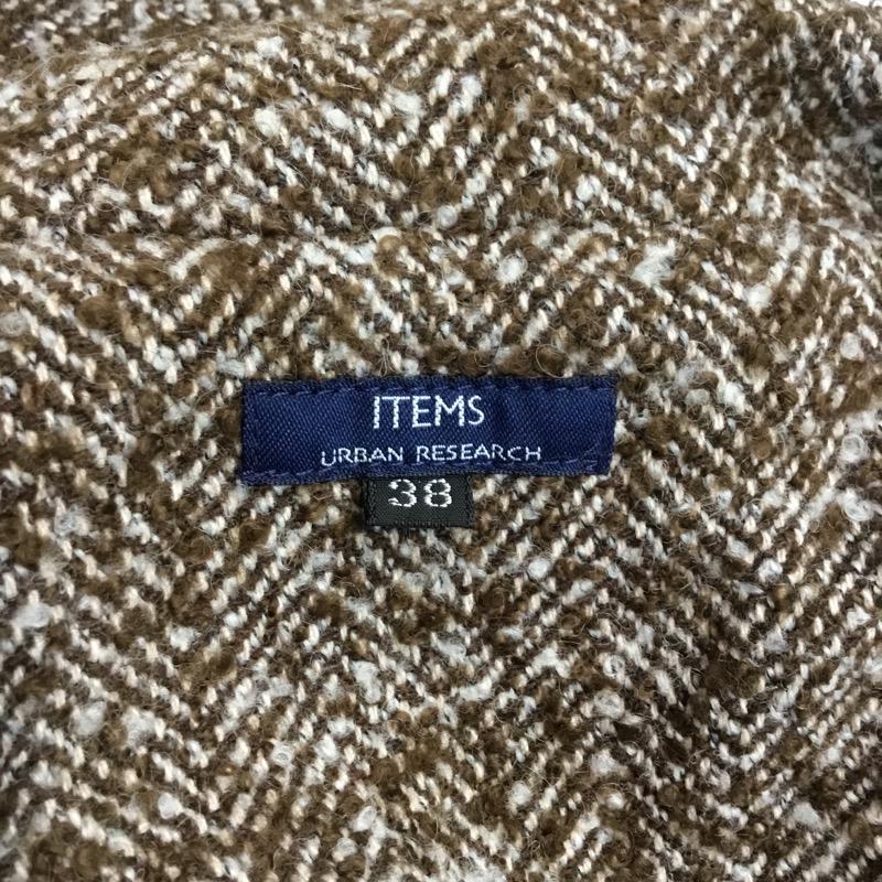 アイテムズ アーバンリサーチ ITEMS URBAN RESEARCH ジャケット、上着 ジャケット、ブレザー 38 茶 / ブラウン / メンズ USED 古着 中古 10040752