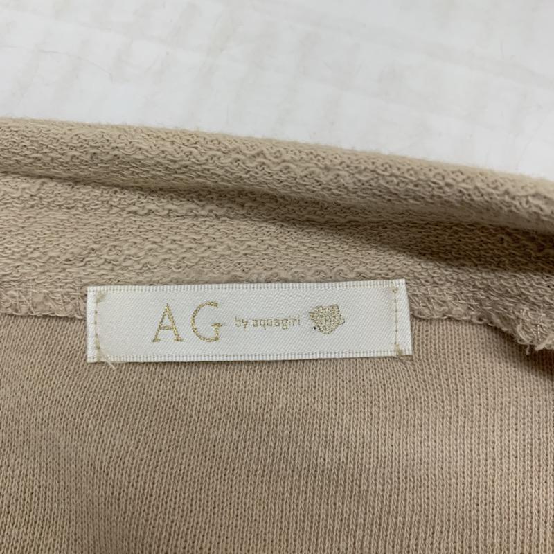 エージーバイアクアガール AGBYAQUAGIRL ジャケット、上着 ジャケット、ブレザー ノーカラー 無地 ベージュ / ベージュ / レディース USED 古着 中古 10040767