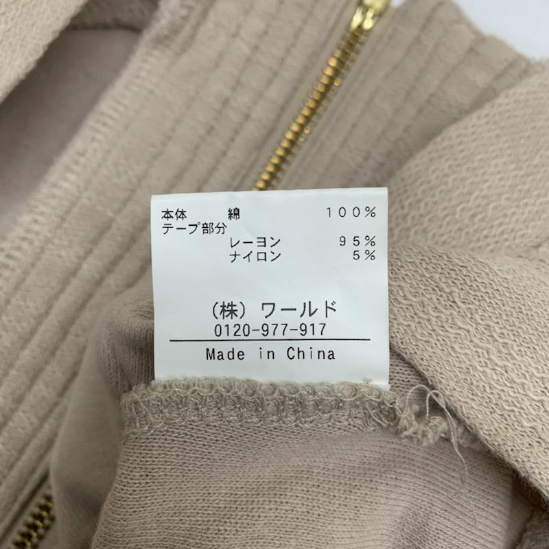 エージーバイアクアガール AGBYAQUAGIRL ジャケット、上着 ジャケット、ブレザー ノーカラー 無地 ベージュ / ベージュ / レディース USED 古着 中古 10040767