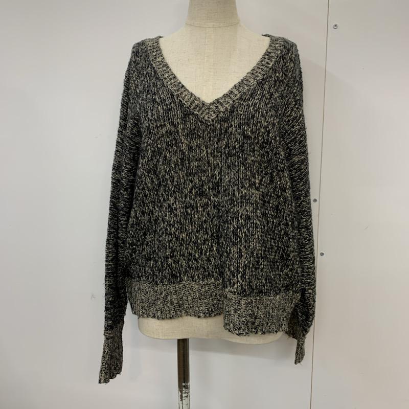 ローリーズファーム LOWRYS FARM ニット、セーター 長袖 M 黒 / ブラック / レディース USED 古着 中古 10040782