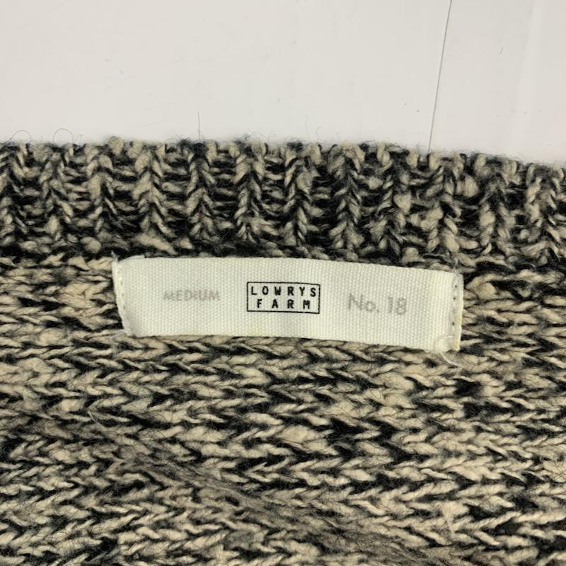 ローリーズファーム LOWRYS FARM ニット、セーター 長袖 M 黒 / ブラック / レディース USED 古着 中古 10040782