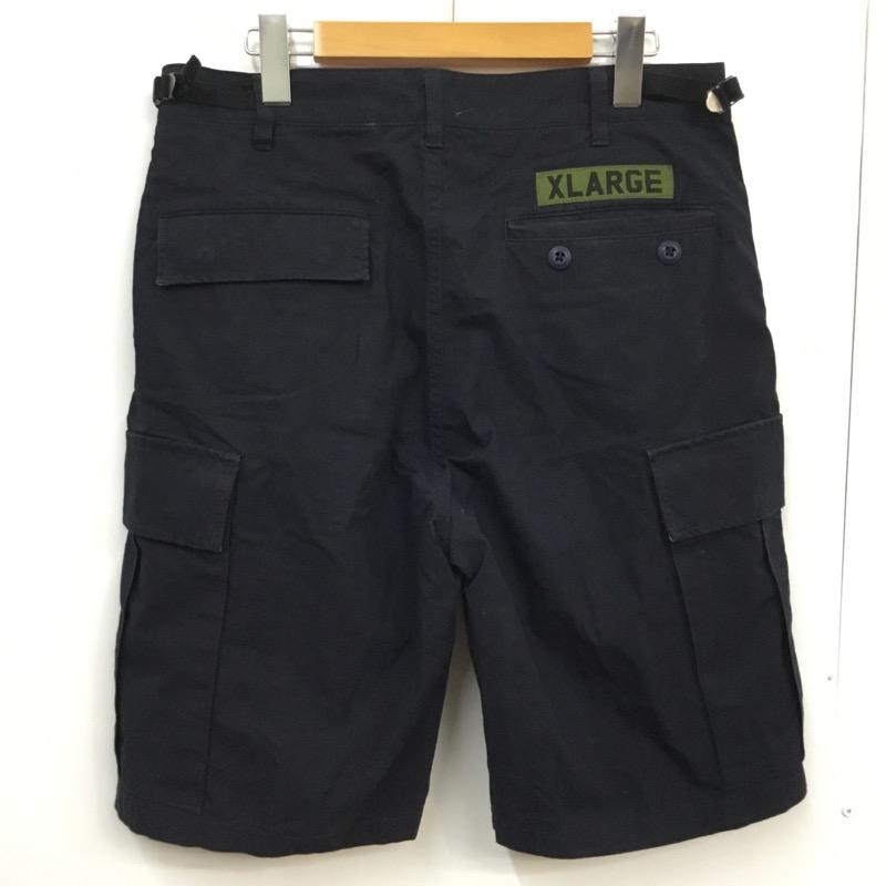 エクストララージ XLARGE パンツ ショートパンツ S 無地 紺 / ネイビー / メンズ USED 古着 中古 10040855