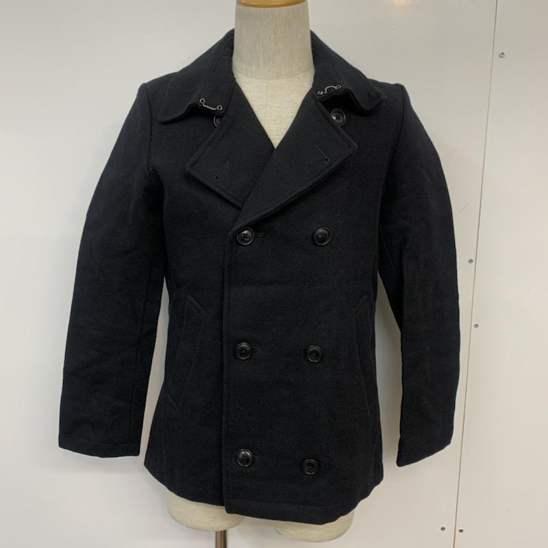 アーバンリサーチ URBAN RESEARCH コート ピーコート L 無地 黒 / ブラック / メンズ USED 古着 中古 10040897