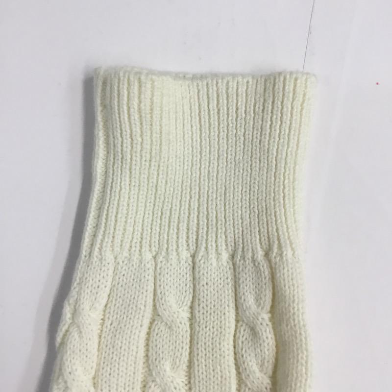 ビームス ハート BEAMS HEART ニット、セーター 長袖 クルーネック M 無地 白 / ホワイト / メンズ USED 古着 中古 10041015