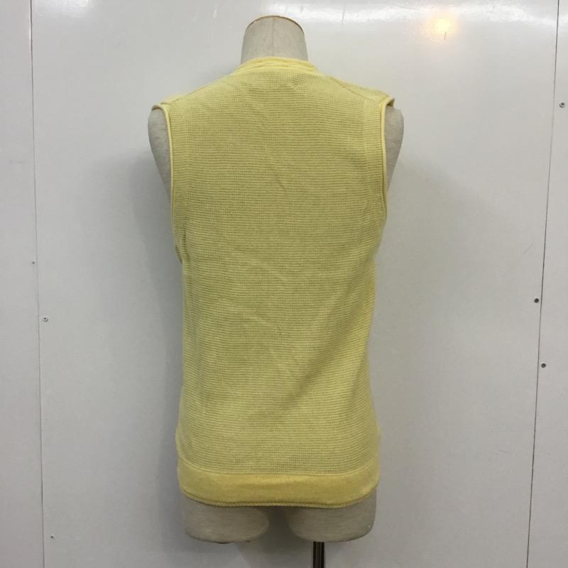 アーバンリサーチ URBAN RESEARCH ベスト ベスト ニット 3 無地 黄 / イエロー / メンズ USED 古着 中古 10041017