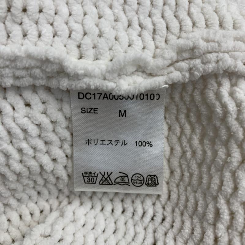 ディスコート Discoat ニット、セーター 長袖 M 無地 白 / ホワイト / レディース USED 古着 中古 10041042