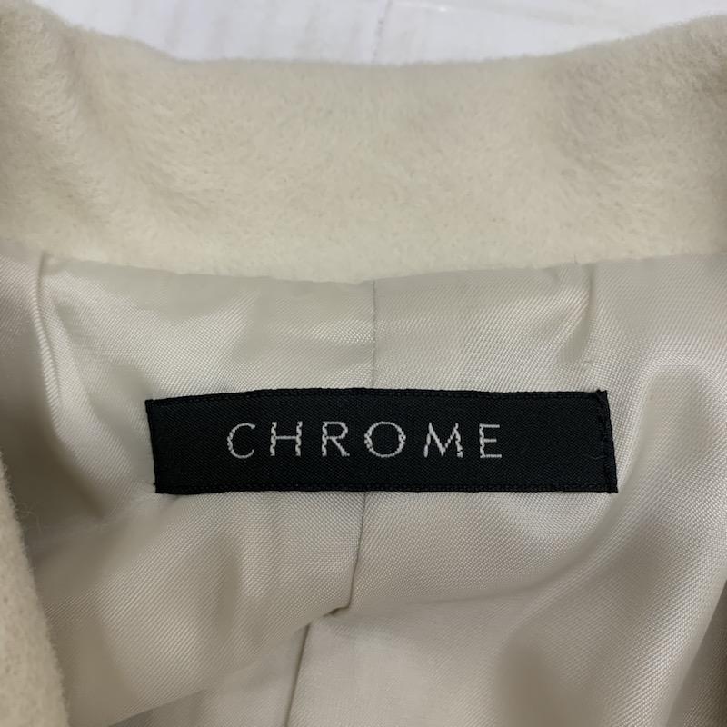 クロム CHROME コート コート一般 ステンカラーコート オフホワイト / オフホワイト / レディース USED 古着 中古 10041066