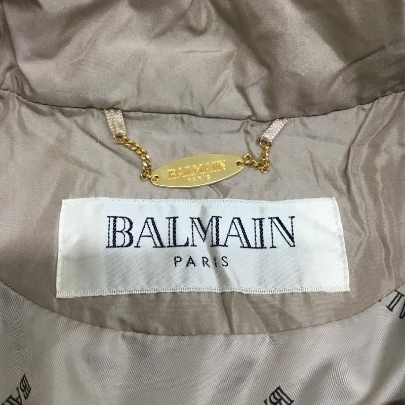 バルマン BALMAIN コート コート一般 ロングコート グレージュ / グレージュ / レディース USED 古着 中古 10041070