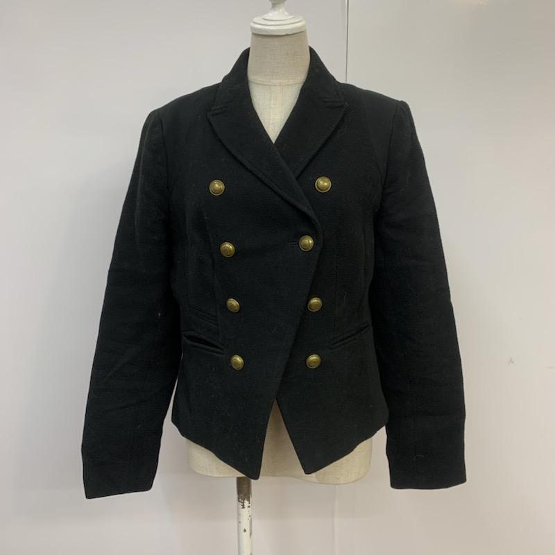 バナナリパブリック BANANA REPUBLIC ジャケット、上着 ジャケット、ブレザー 4 無地 黒 / ブラック / レディース USED 古着 中古 10041130