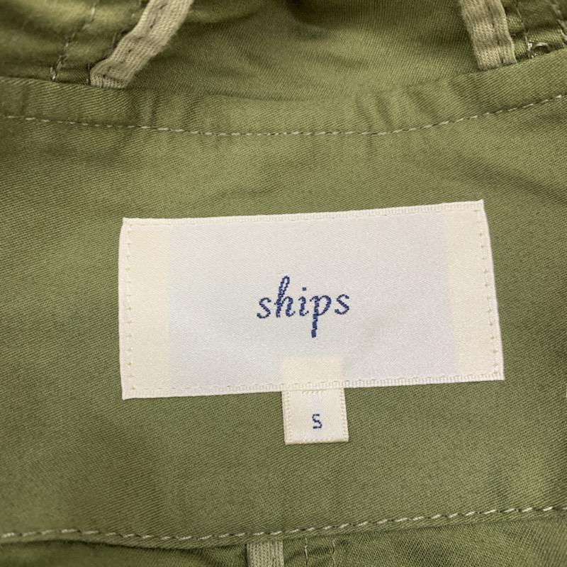 シップス SHIPS コート コート一般 ミリタリー S 無地 カーキ / カーキ / レディース USED 古着 中古 10041142