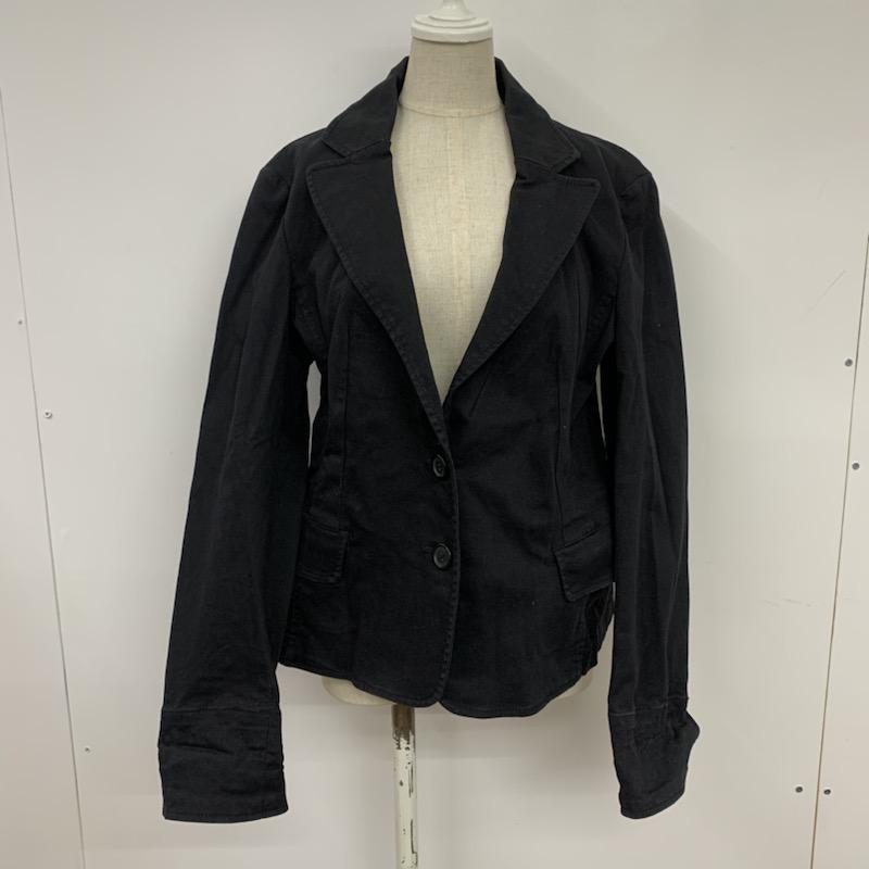 カルヴァン クライン ジーンズ Calvin Klein Jeans ジャケット、上着 ジャケット、ブレザー テーラードジャケット L 無地 黒 / ブラック / レディース USED 古着 中古 10041164